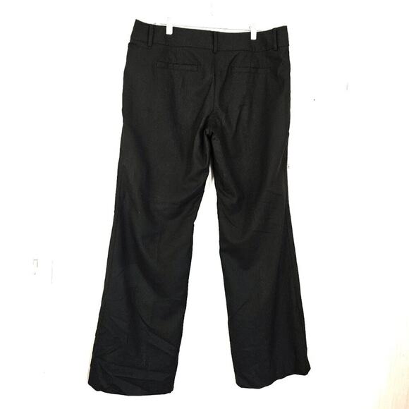 SALE J. Crew Factory Wide Leg Dress Pants Wool Blend City Fit - Black -sz 14-NWT - Picture 2 of 9